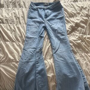 Free People Light Blue Flare Jeans